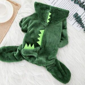 Dinosaur Halloween dog costume - Green new